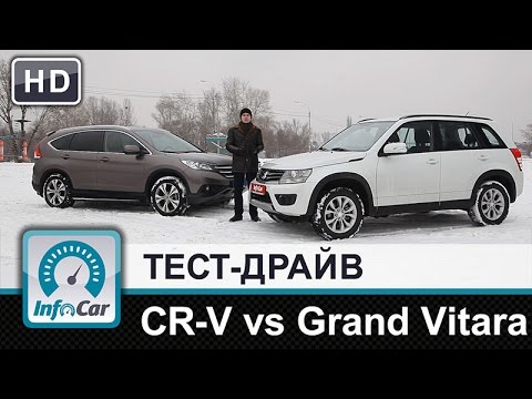 Видео: Honda CR-V 2.4 vs. Suzuki Grand Vitara 2.4 - тест-сравнение от InfoCar.ua