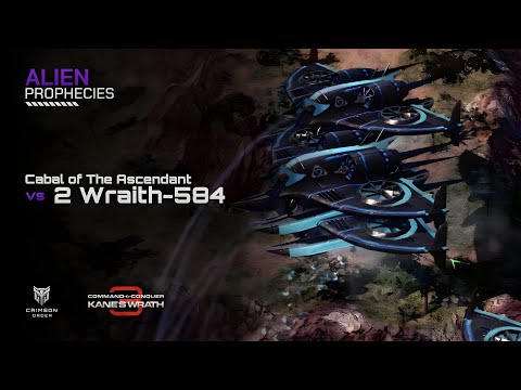 Видео: Гнев Кейна [мод Alien Prophecies] — Кабала Асцендента против 2 Wraith-584 Brutal AI