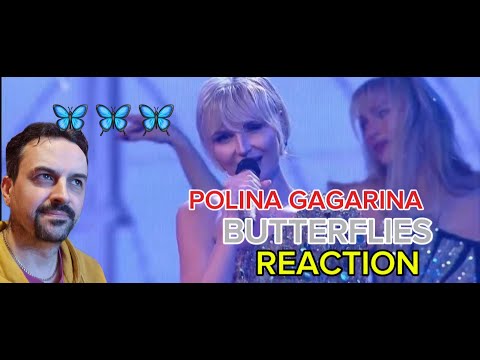 Видео: polina gagarina Полина Гагарина - Бабочки (ТАНЦЫ! ЁЛКА! МУЗ-ТВ!, 01.01.2025) reaction