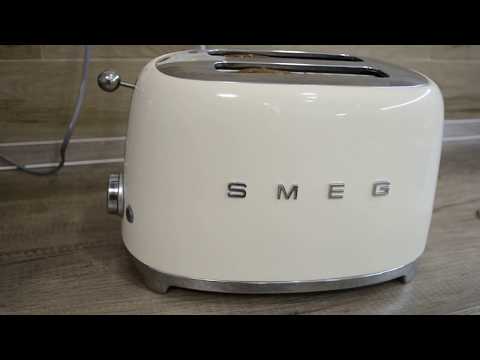 Видео: Обзор: Тостер Smeg TSF01CREU на русском языке.