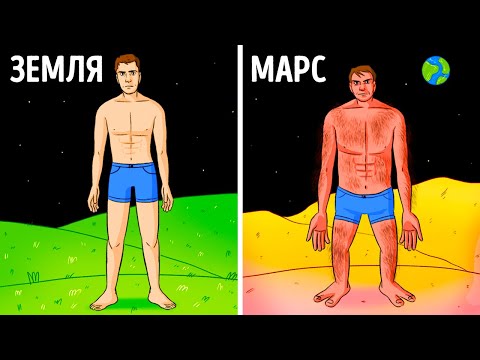 Видео: Вот ваше тело, если бы вы жили на других планетах, и другие факты в 3D