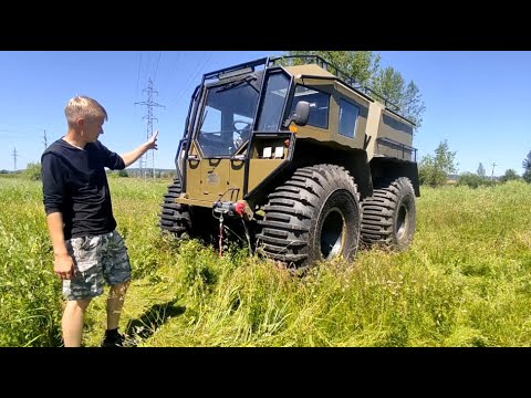Видео: Продается Вездеход Ветер на тром-16 в максимальной комплектации