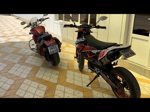 Видео: Ktm smc 690 r  Обслуживание. как сэкономить на заднем хвосте.