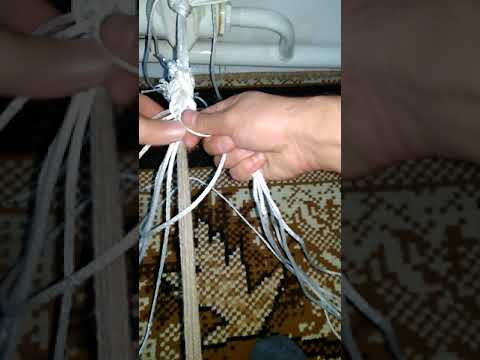 Видео: 12 Өрім (таспа) Жүген, Ноқта.Weaving. Плетение ,Узда,Уздечка.