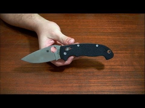 Видео: Мысли о ноже: Spyderco Manix 2 XL