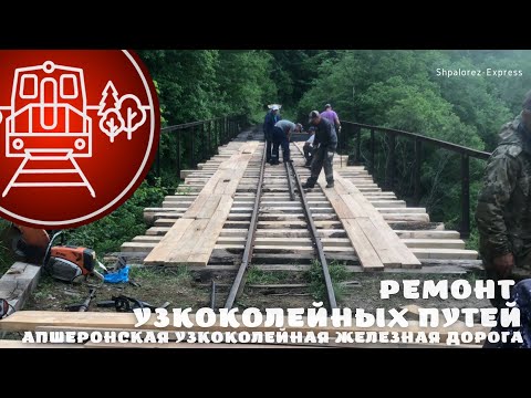 Видео: Ремонт Апшеронской узкоколейки. Смыло пути. Ноябрь 2023