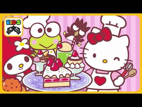 Видео: Хелло Китти Кафе * Hello Kitty Cafe от Sanrio Digital * мультик игра для детей