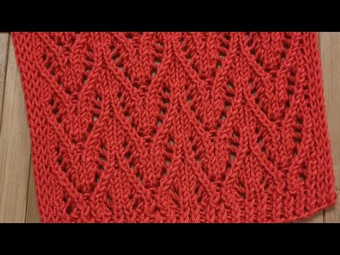 Видео: КРАСИВЫЙ, АЖУРНЫЙ/ УЗОР СПИЦАМИ/ для пуловера, джемпера 🧶 BEAUTIFUL, OPENWORK Knitting pattern.