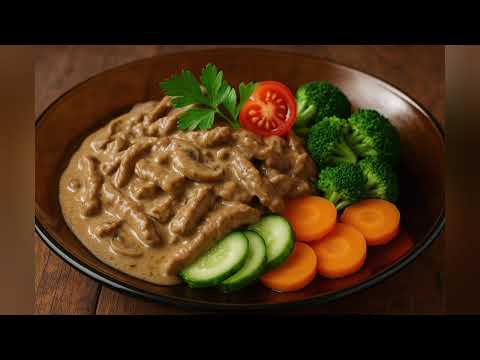 Видео: БЕФСТРОГАНОВ ИЗ СВИННОЙ ВЫРЕЗКИ/ РЕЦЕПТ