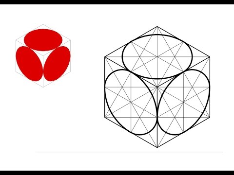 Видео: Как рисовать изометрические круги