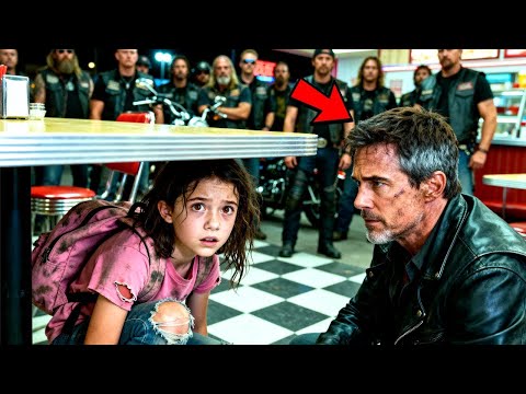 Видео: Девушка СПРЯТАЛАСЬ под столом БАЙКЕРА, убегая от отчима — то, что произошло дальше, ШОКИРОВАЛО ВСЕХ