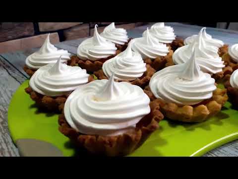 Видео: Песочные Корзиночки С Белковым Заварным Кремом.Вкуснее,чем В  Кондитерской✨
