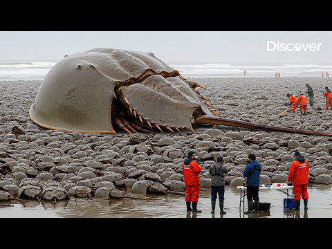 Видео: Нашествие мечехвостов: как 30 миллионов крабов питают биомедицинскую империю стоимостью 100 милли...