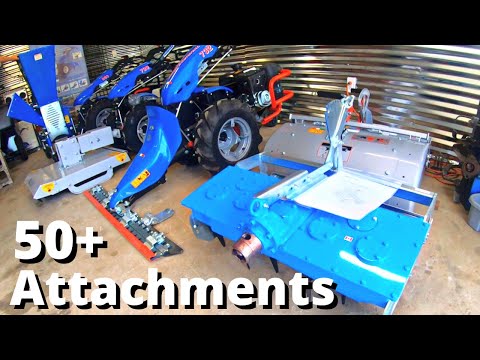 Видео: Демонстрация двухколесного трактора BCS — невероятная универсальность для небольшой фермы