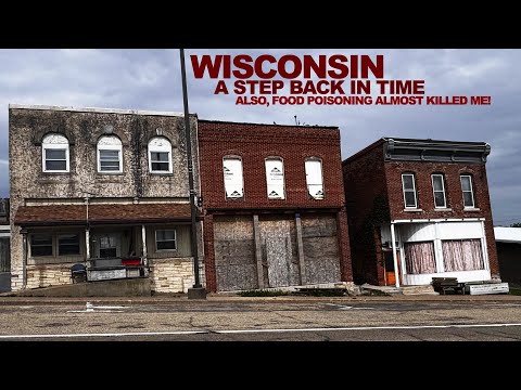 Видео: Глушь, ВИСКОНСИН... Это путешествие во времени. А еще пищевое отравление чуть не убило меня навсе...