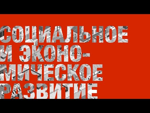 Видео: Лекция Сергея Царёва о социальном и экономическом развитии