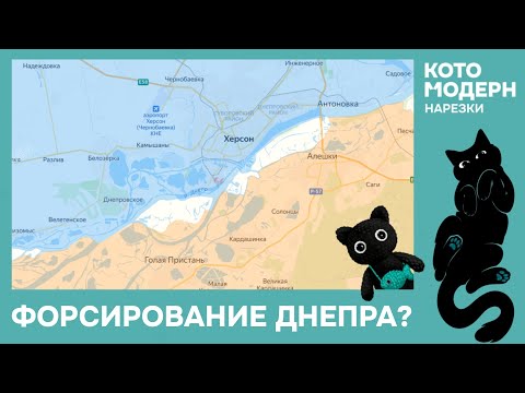 Видео: Котомодерн о ситуации на фронте: форсирвании Днепра и возможностях договорнячка