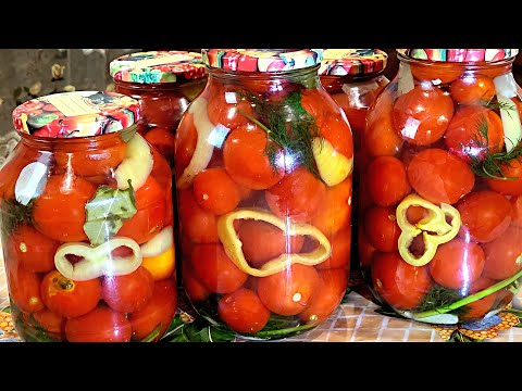 Видео:  Теперь ПОМИДОРЫ готовлю ещё и  так! Вкусненькие Маринованные ПОМИДОРЫ на ЗИМУ! БЕЗ СТЕРИЛИЗАЦИИ