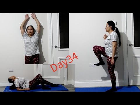 Видео: 34-й день послеродового челленджа: всего 14 минут сегодня! ChallengeWithHambi