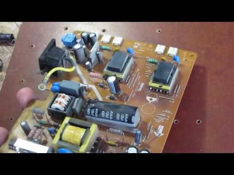 Видео: монитор BENQ FP92E включается и тухнет. Ремонт. Не включается.