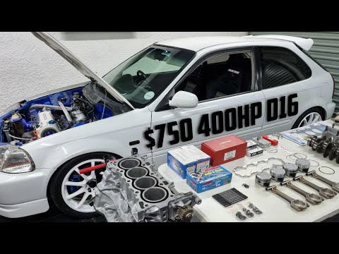 Видео: Изготовление кованого двигателя D16 по бюджету | Сделай сам