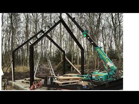 Видео: БарнХаус на металлическом каркасе. Да или нет?