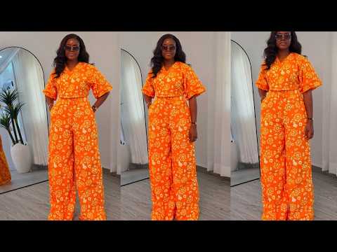 Видео: Как раскроить и сшить брюки палаццо с топом | Мастер-класс по пошиву костюма из двух частей