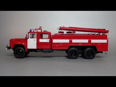 Видео: ЗиЛ-133ГЯ Автоцистерна пожарная АЦ-40 | Start Scale Models | Обзор масштабной модели автомобиля 1:43