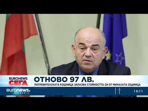Видео: Потребителската кошница запазва стойността си и отново е 97 лв.