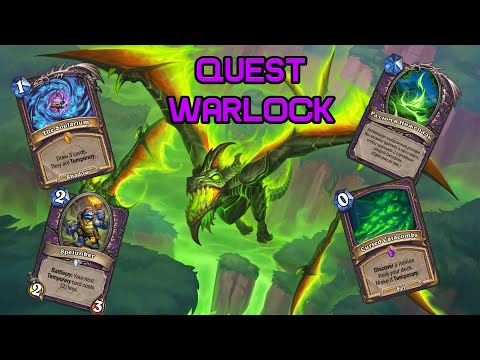 Видео: Сильнейшая (квест) Дека | Quest Warlock | Hearthstone - Затерянный Город Ун'Горо