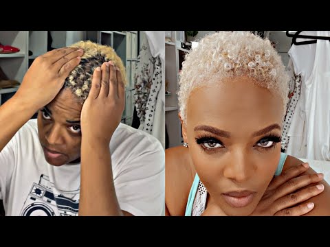 Видео: Из блондинки в платину дома