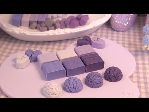 Видео: [One Color Wax] ASMR, одноцветная серия, выполненная только в фиолетовом цвете💜