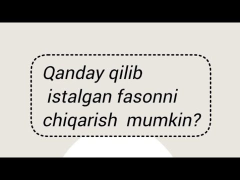 Видео: TIKISHNI O'RGANAMIZ. Учимся шить и кроить. в прямом эфире!