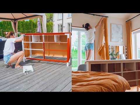 Видео: Переделка в спальне ДО и ПОСЛЕ | Перекраска мебели ИКЕА