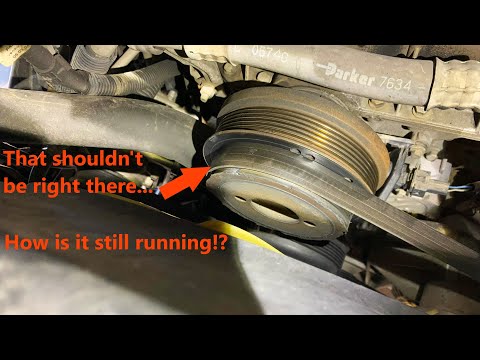 Видео: 04 Ford Explorer Проблемы/Ремонт демпфера колебаний - Скрип ремней!