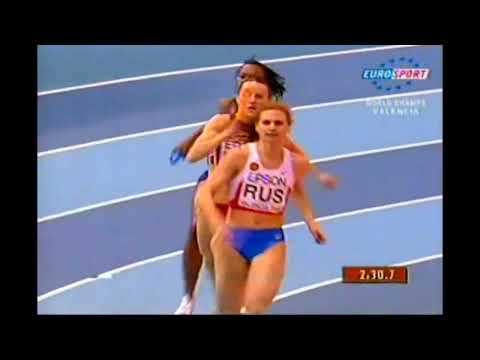 Видео: Эстафета 4@400 Женщины  Чемпионат мира по лёгкой атлетике 2008г