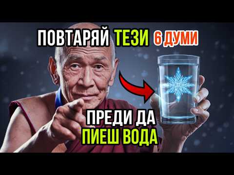 Видео: ШОК: Повтаряй Тези 6 Думи Като Пиеш Вода и Само Гледай Какво Става (ДОКАЗАХА, ЧЕ ВОДАТА ИМА ПАМЕТ)