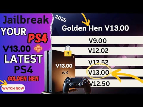 Видео: Джейлбрейк PS4 v13.00 последняя версия Goldenhen для всех моделей с USB