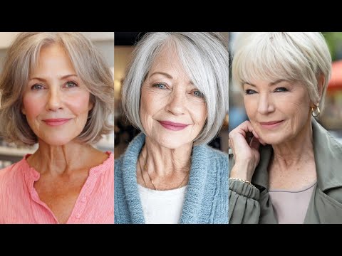 Видео: Стрижка для женщин 50+, 60+ и 70+ — женская стрижка