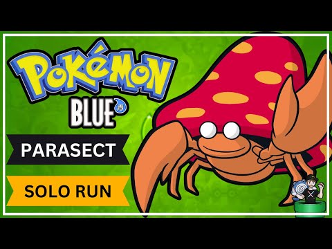 Видео: Как быстро вы сможете победить Pokemon Blue, используя ТОЛЬКО Parasect Bug Type Challenge Episode 1