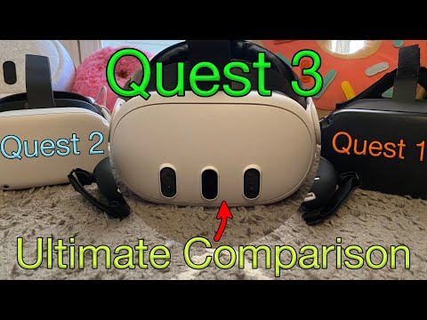 Видео: Quest 1 против Quest 2 против Quest 3 — ПОЛНОЕ сравнение...