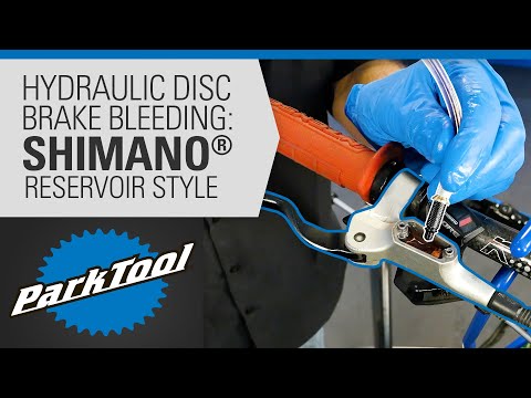 Видео: Как прокачать гидравлические тормоза — Shimano® Reservoir Style