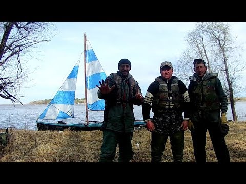 Видео: путешествие на самодельной парусной лодке  часть2