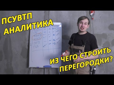 Видео: ПСУВТП-Аналитика: "Из чего делать межкомнатные перегородки?" Дмитрий Павлов.
