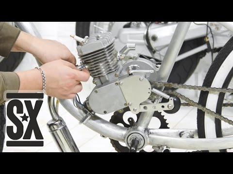 Видео: Установка Мотора 80cc на Велосипед