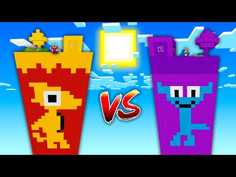 Видео: БИТВА ЧАНКОВ РАДУЖНЫХ ДРУЗЕЙ 2 В МАЙНКРАФТ! Лара Майнкрафт и Нубик