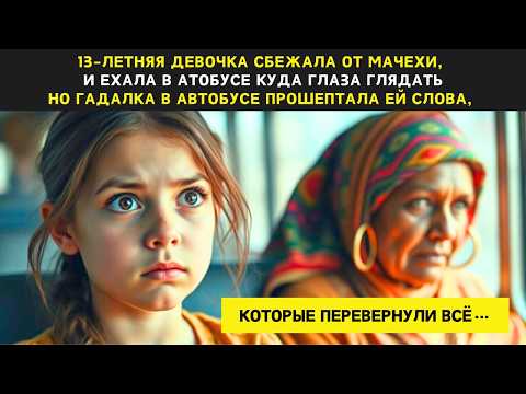 Видео: СБЕЖАВ ИЗ ДОМА, девочка ехала в автобусе, но ГАДАЛКА позади вдруг сделала СТРАННОЕ ПРЕДСКАЗАНИЕ.