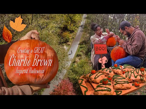 Видео: Создаём ВЕЛИКОЛЕПНЫЙ ностальгический Хэллоуин в стиле Чарли Брауна 🎃