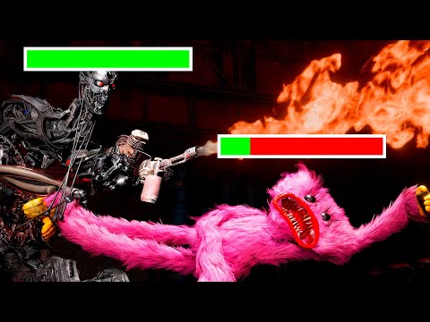 Видео: Кисси Мисси против прототипа с полосками здоровья! Время игр с Поппи: Глава 4