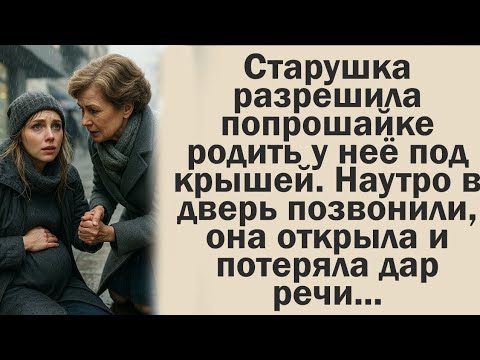Видео: Она дала приют роженице. Утром услышала: “Мы за ребёнком”